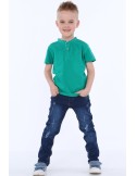 Jungen-T-Shirt mit grünen Knöpfen NDZ4471 – Online-Shop – Boutique